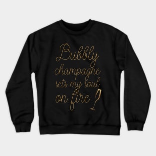 champagne Crewneck Sweatshirt